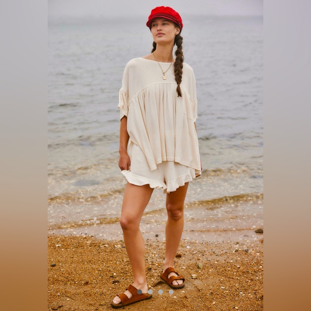Free People Ocean Pier Cotton-Linen Set